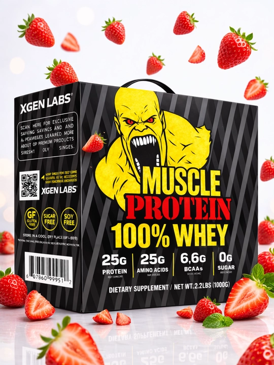 Протеин MUSCLE WHEY 100% PROTEIN 1-3-7 кг