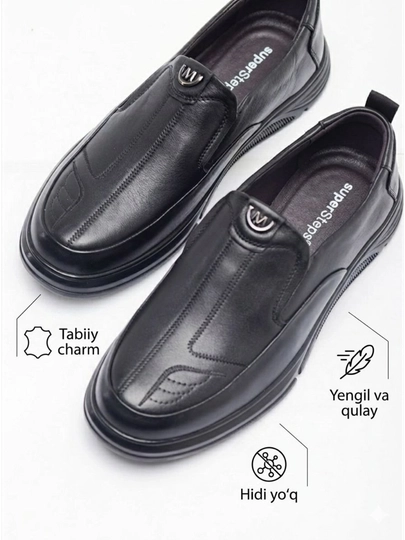 Лоферы мужские, loro piano, натуральная кожа, OGALAR, туфли, мокасины, размер 39-43 — PMSHOES-XITOYZO-ЧЕРН-41