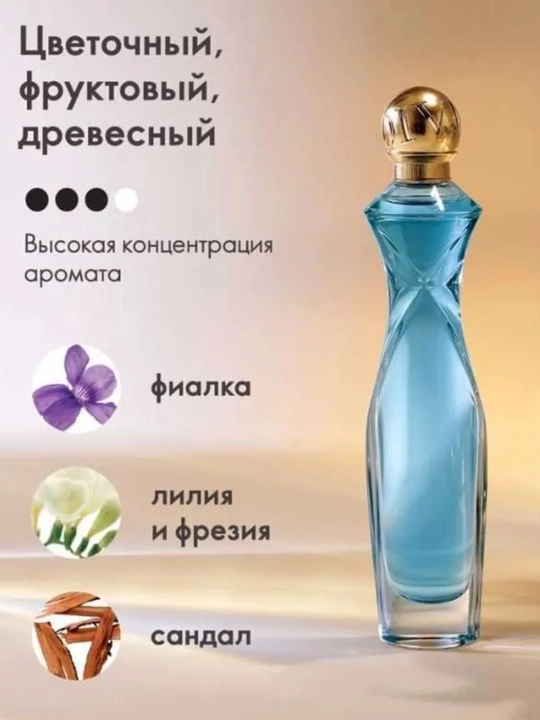 Ayollar uchun parfyumlangan suv, 50 ml, 10 ml