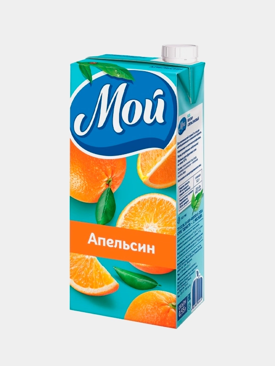 Сок Мой, Апельсин, 0,95 л, 2 шт - 