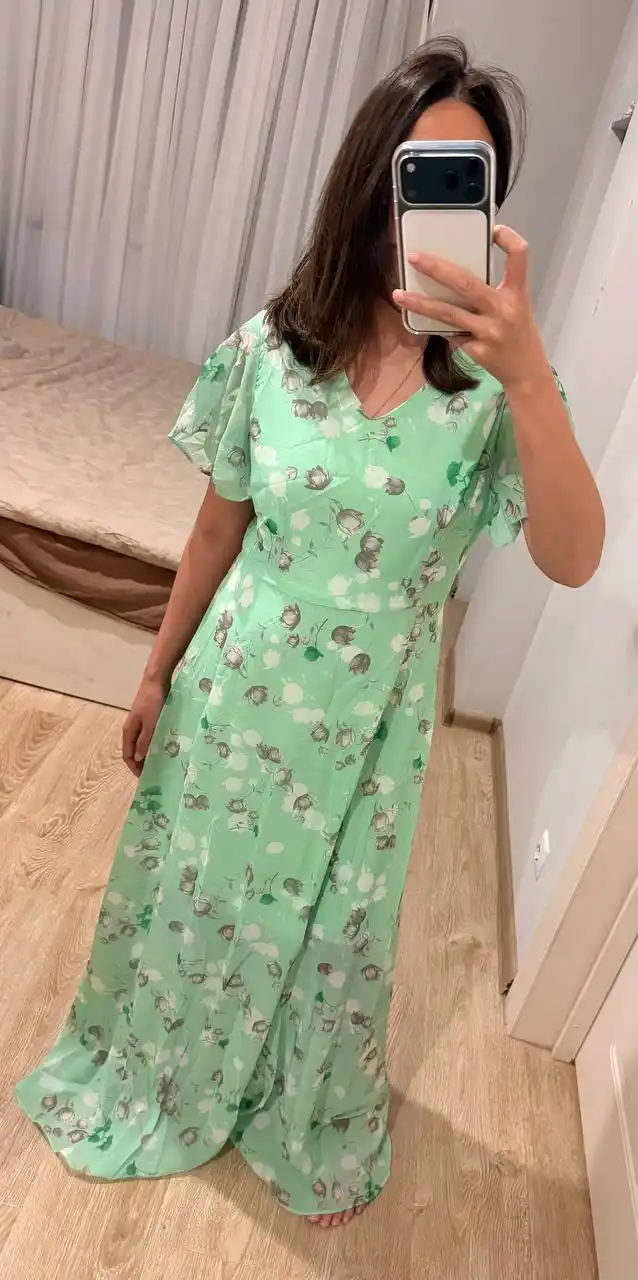 Ayollar uchun kundalik shifon ko‘ylagi – ELLY FASHION