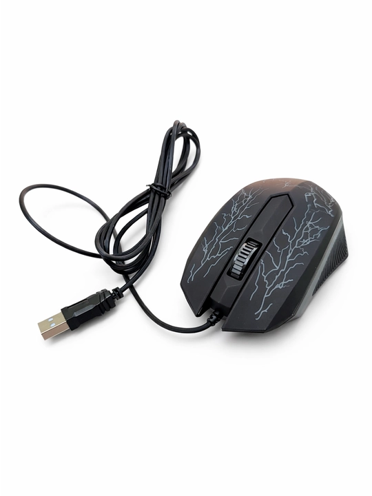 Simli sichqoncha 1600 DPI LED USB 3 tugmali