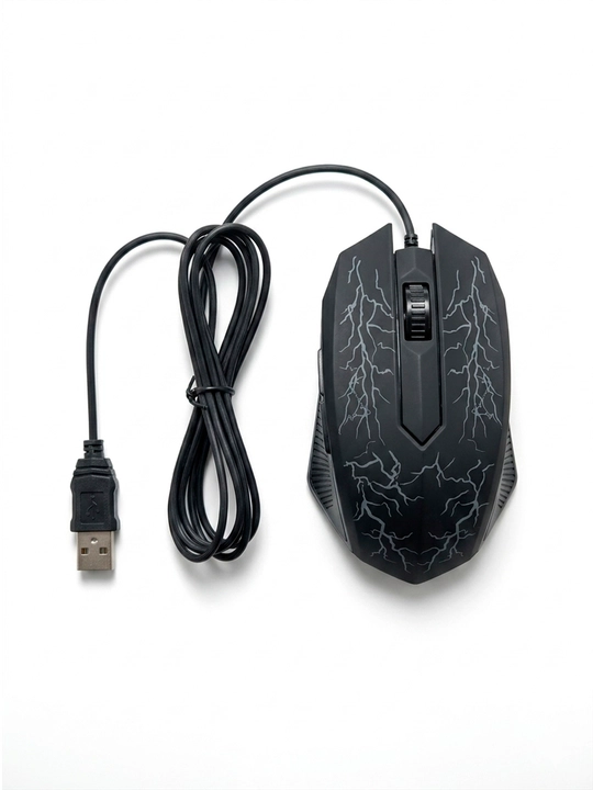 Проводная мышь 1600 dpi LED USB 3 кнопки профессиональная