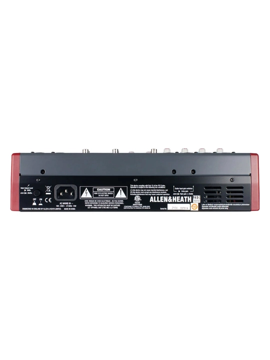 Allen & Heath ZED-10FX analog miksher pulti, 10 kanalli, USB va effektlar bilan
