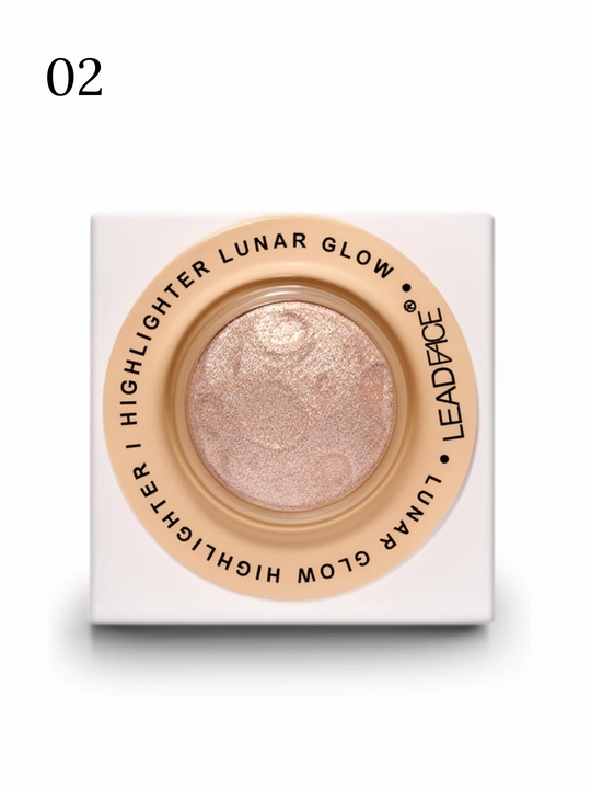 Хайлайтер для лица LEADFACE Lunar Glow сияющий кремовый шиммер