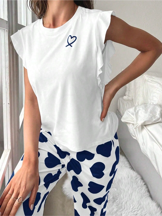 Ayollar pijamasi Kioko, ayollar uchun ikki qismli pijama, uy kiyimi, ayollar uy kostyumi