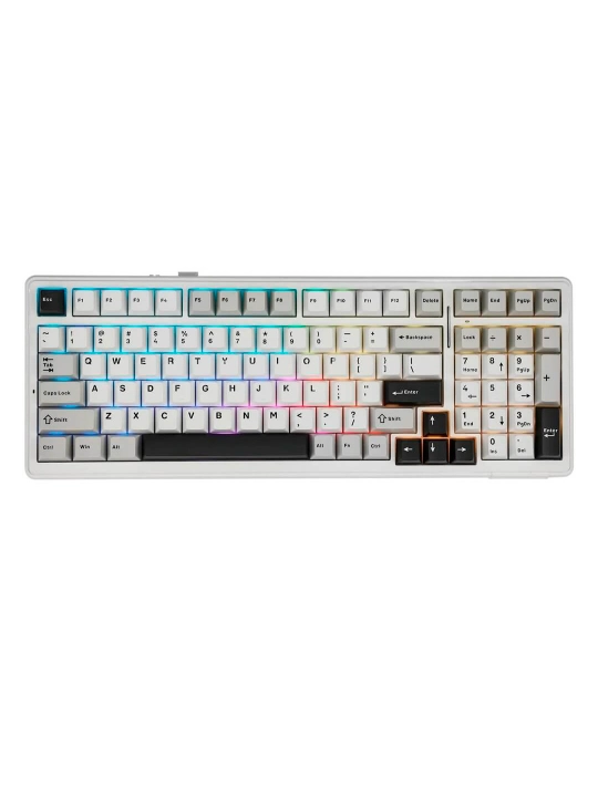 AULA F99 simsiz RGB mexanik klaviaturasi, 3 xil ulanish rejimi