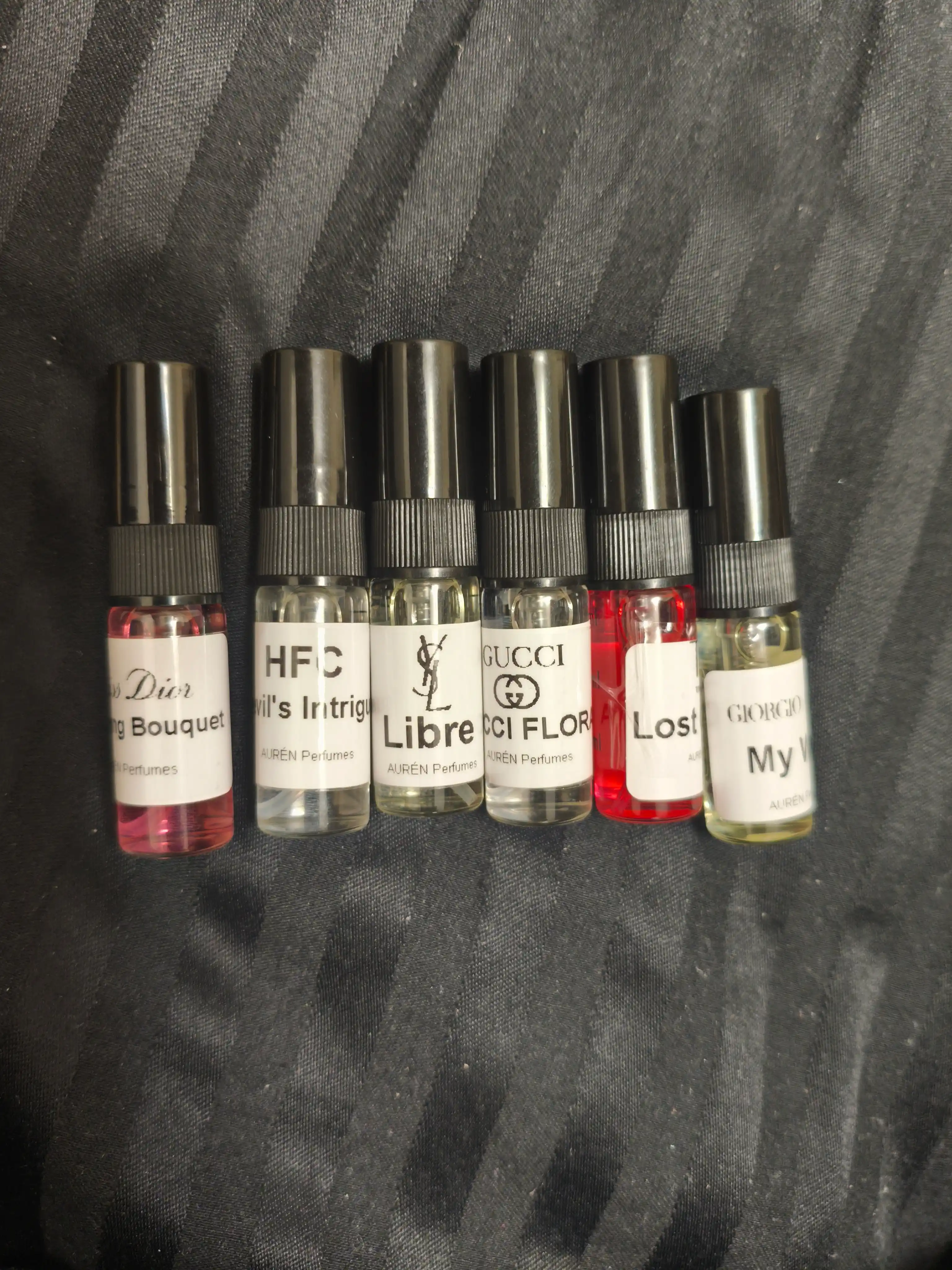 Набор духов для женщин 5 в 1 Libre Lost Cherry Gucci Flora Miss Dior Devil's Intrigue 