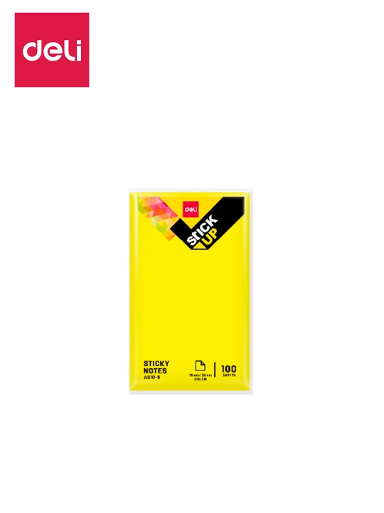 O'z-o'zidan yopishadigan qog'oz 126x76mm (neon-rang) EA910-5 Deli, 910-5-EA - 