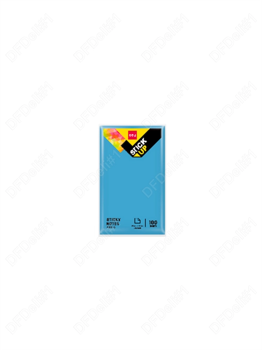 O'z-o'zidan yopishadigan qog'oz 126x76mm (neon-rang) EA910-5 Deli, 910-5-EA - 