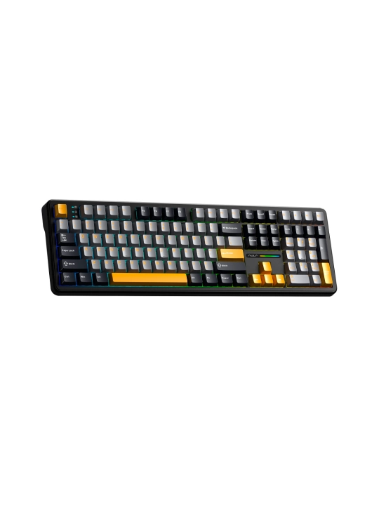 AULA F108 simsiz mexanik klaviatura RGB, 3 ulanish rejimi