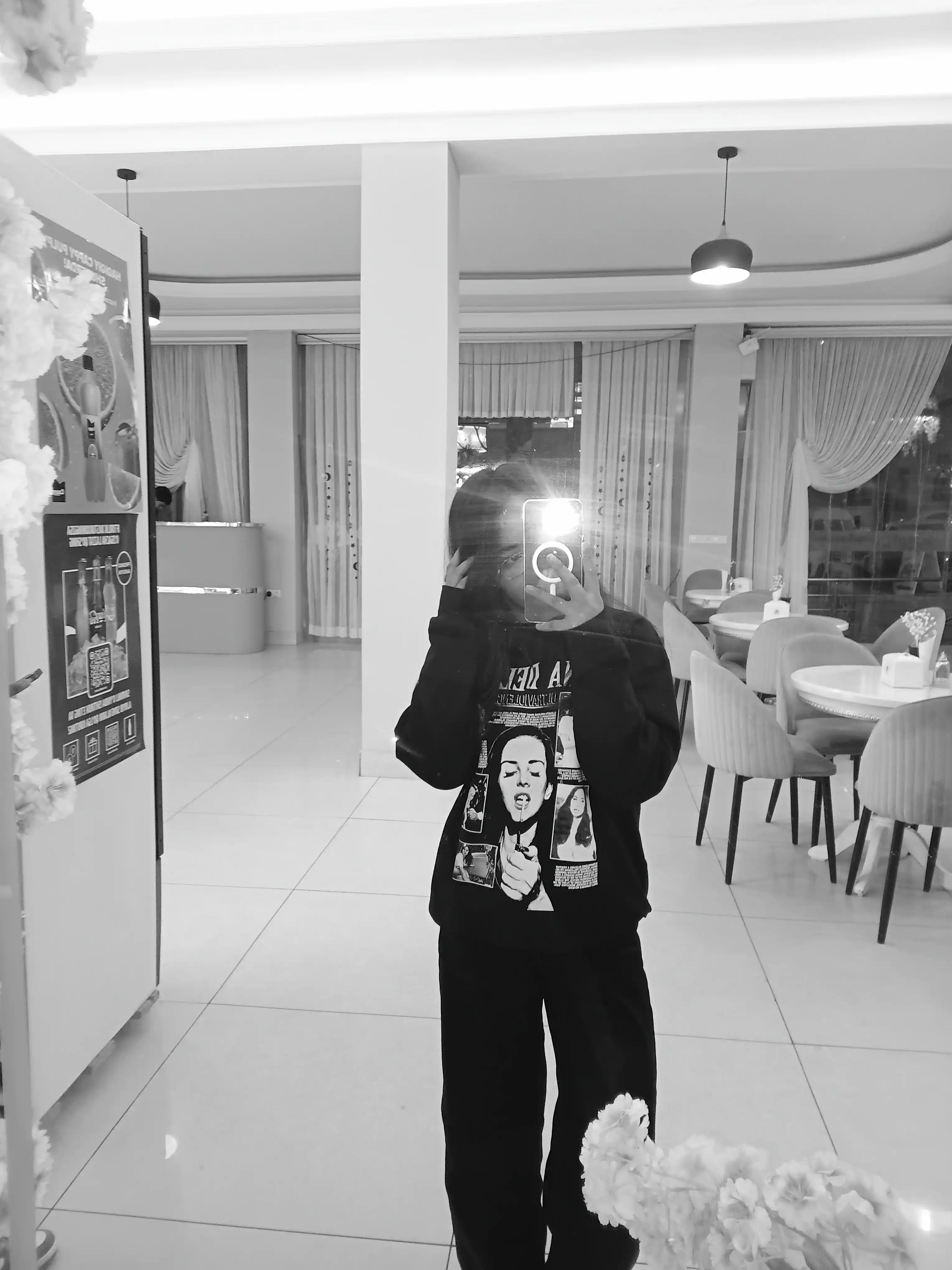Erkaklar va ayollar uchun Lana del Rey svitshot, uzun yengli, 80% paxta, mashhur dizaynda