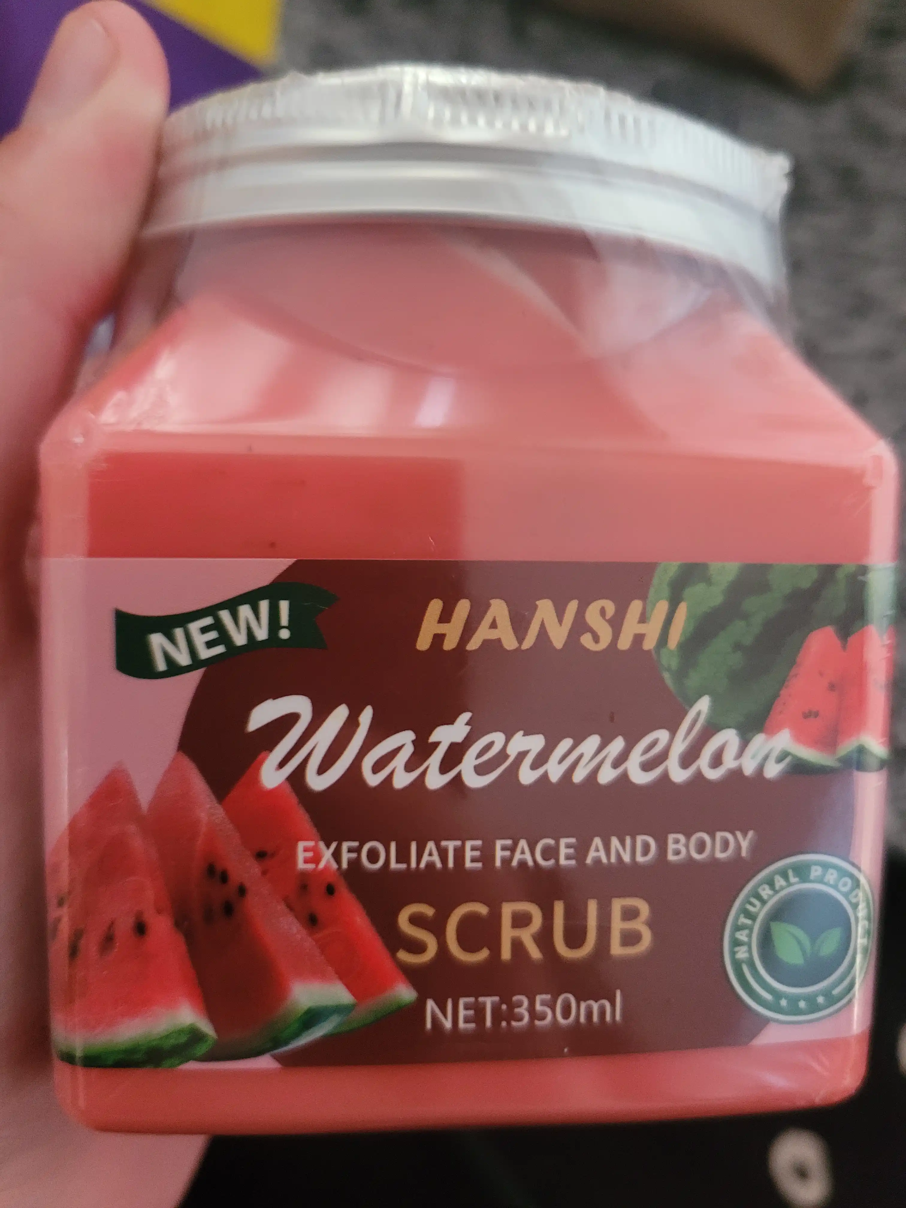 Скраб для лица и тела Wokal Sherbet Body Scrub с экстрактом малины и клубники, 350 гр