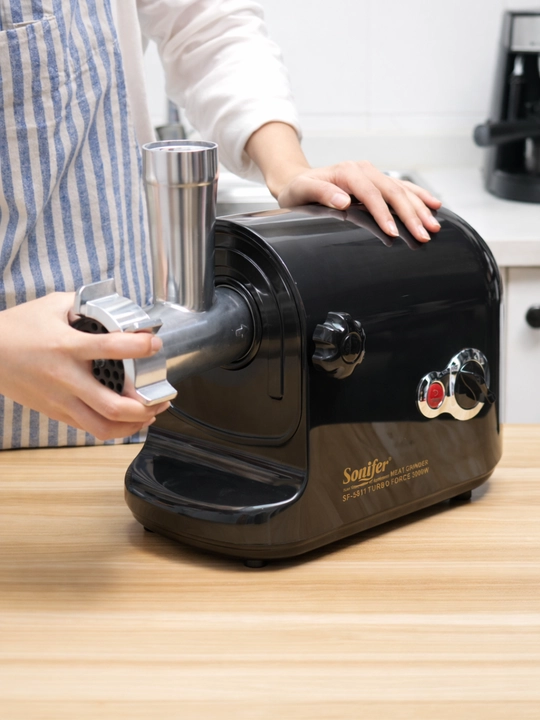 Мясорубка Sonifer SF-5011, электрическая мясорубка мощностью 3000 Вт - 