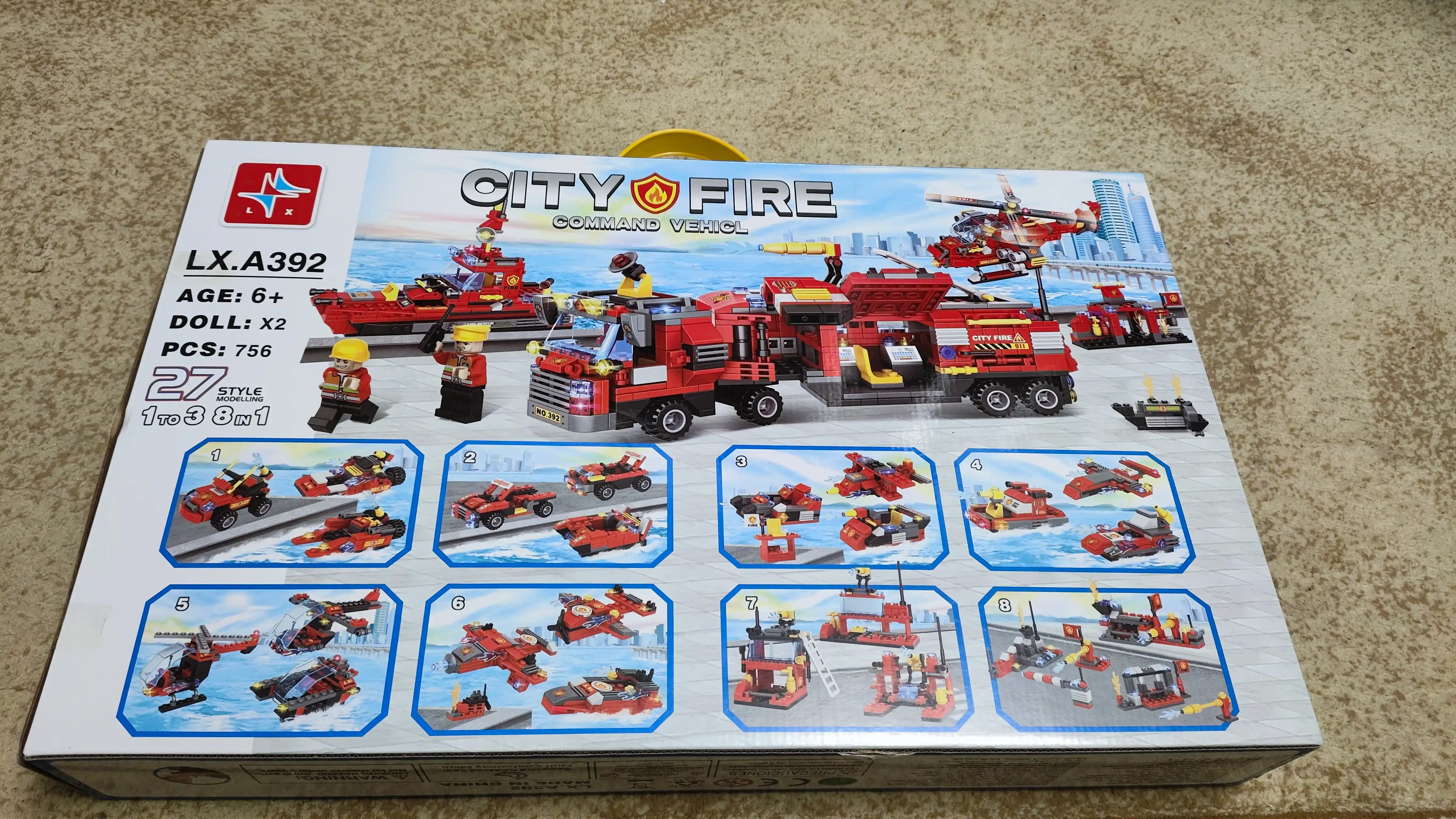 Lego mos konstruktor, lego avtomobil, samolyot, politsiya, vertolyot