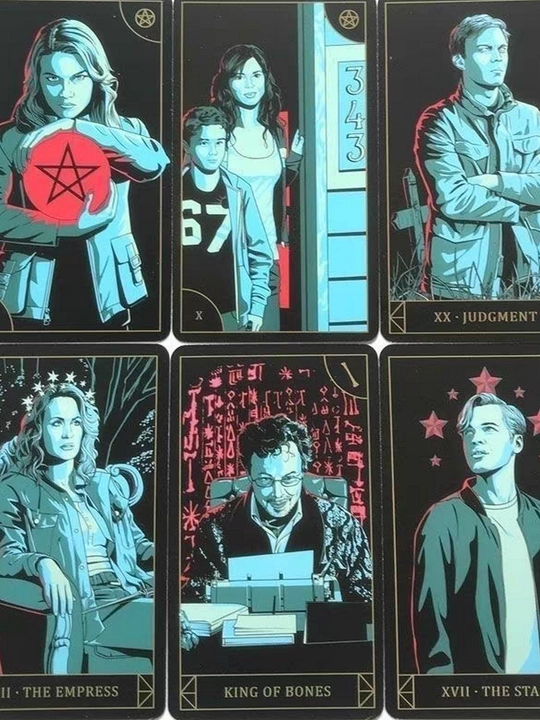 Таро карты, Сверхъестественное, Supernatural, Ужасы, гадание и эзотерика, 78 карт