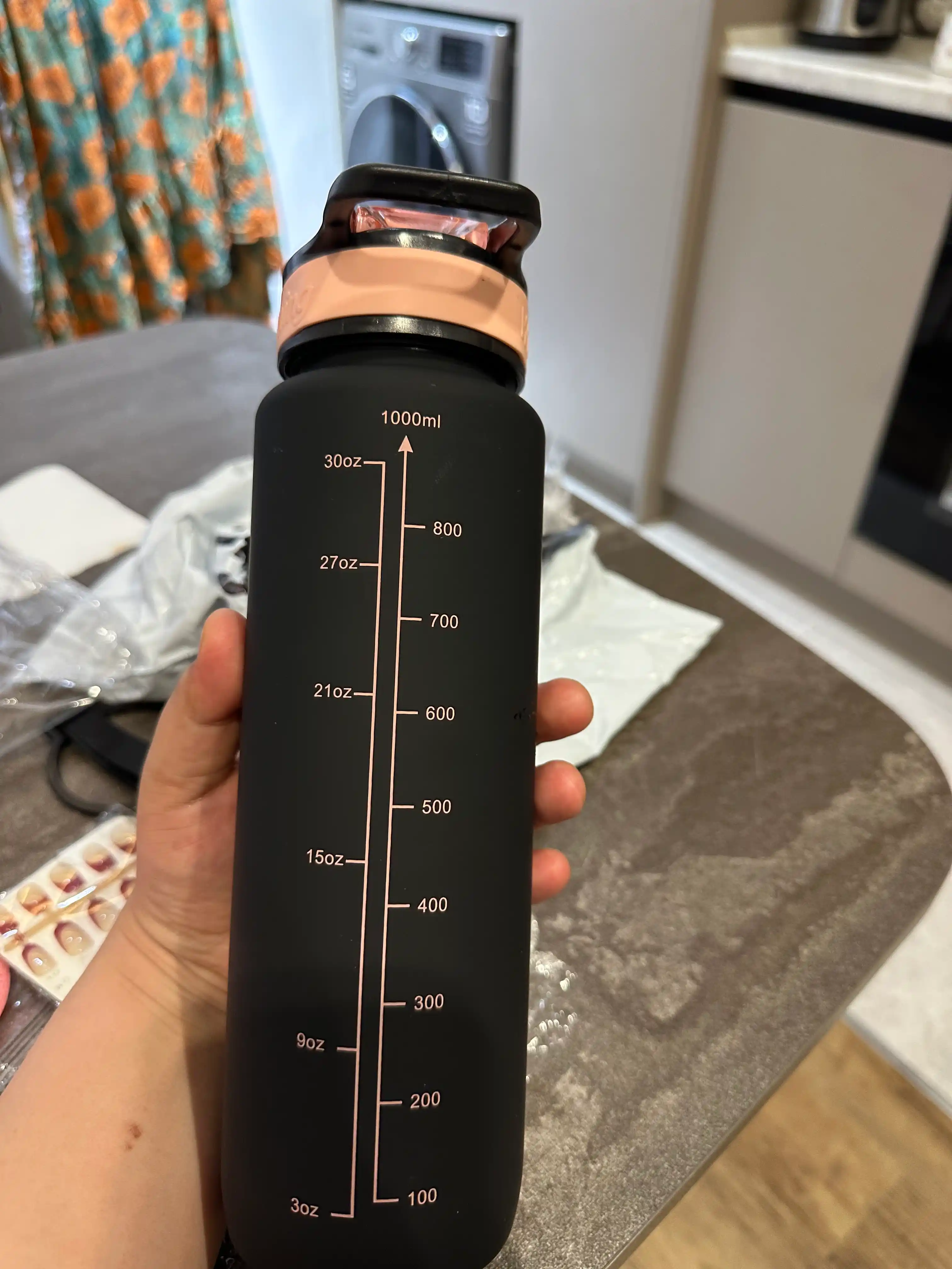 Sport suv butilkasi 1000 ml germetik BPA Free fitnes sport maktab sayohat uchun