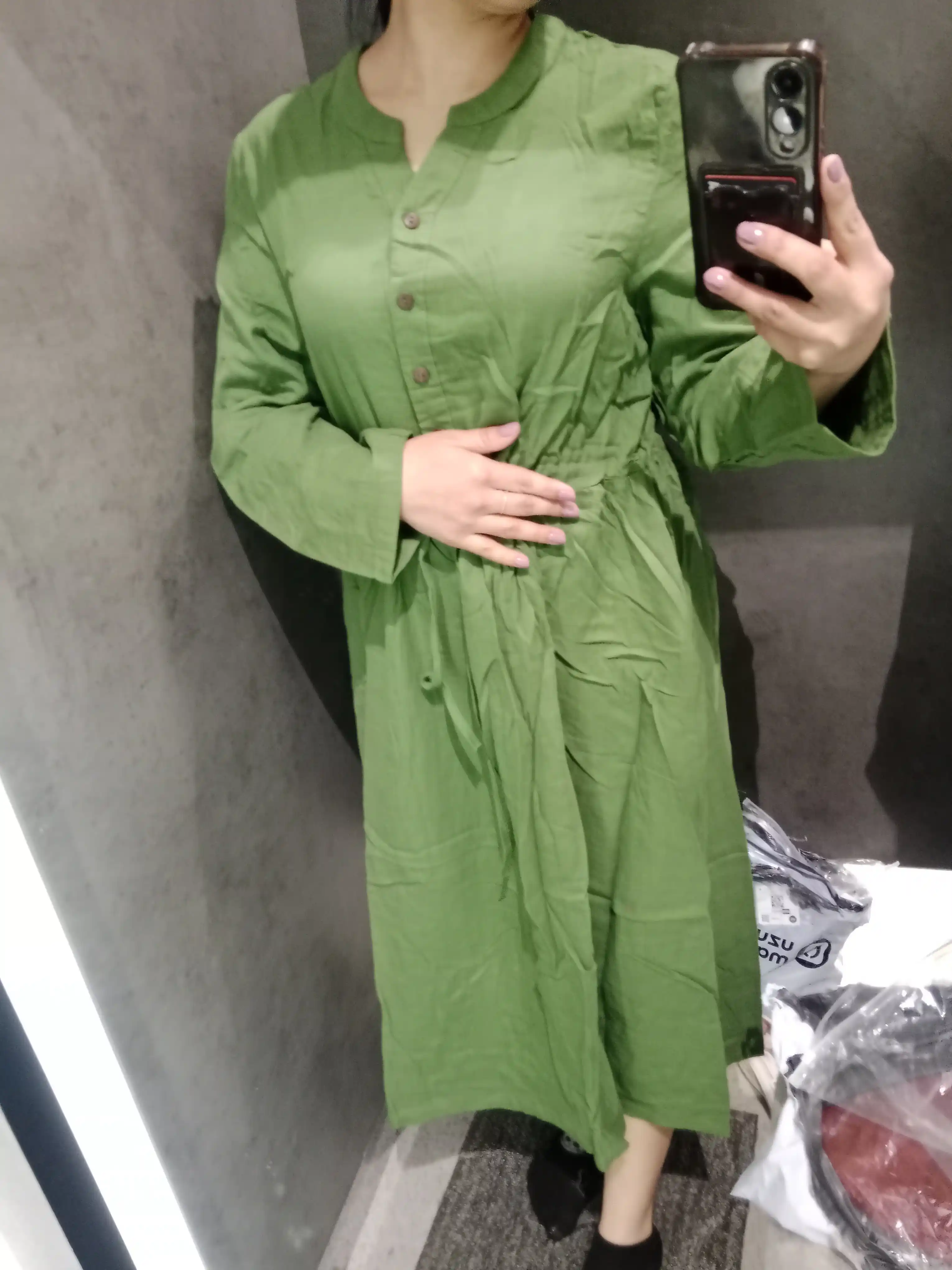 Ayollar yozgi ko‘ylagi, paxta + lyon, oversize, 48–54, fransuz uzunlik, erkin, kundalik ko‘ylak