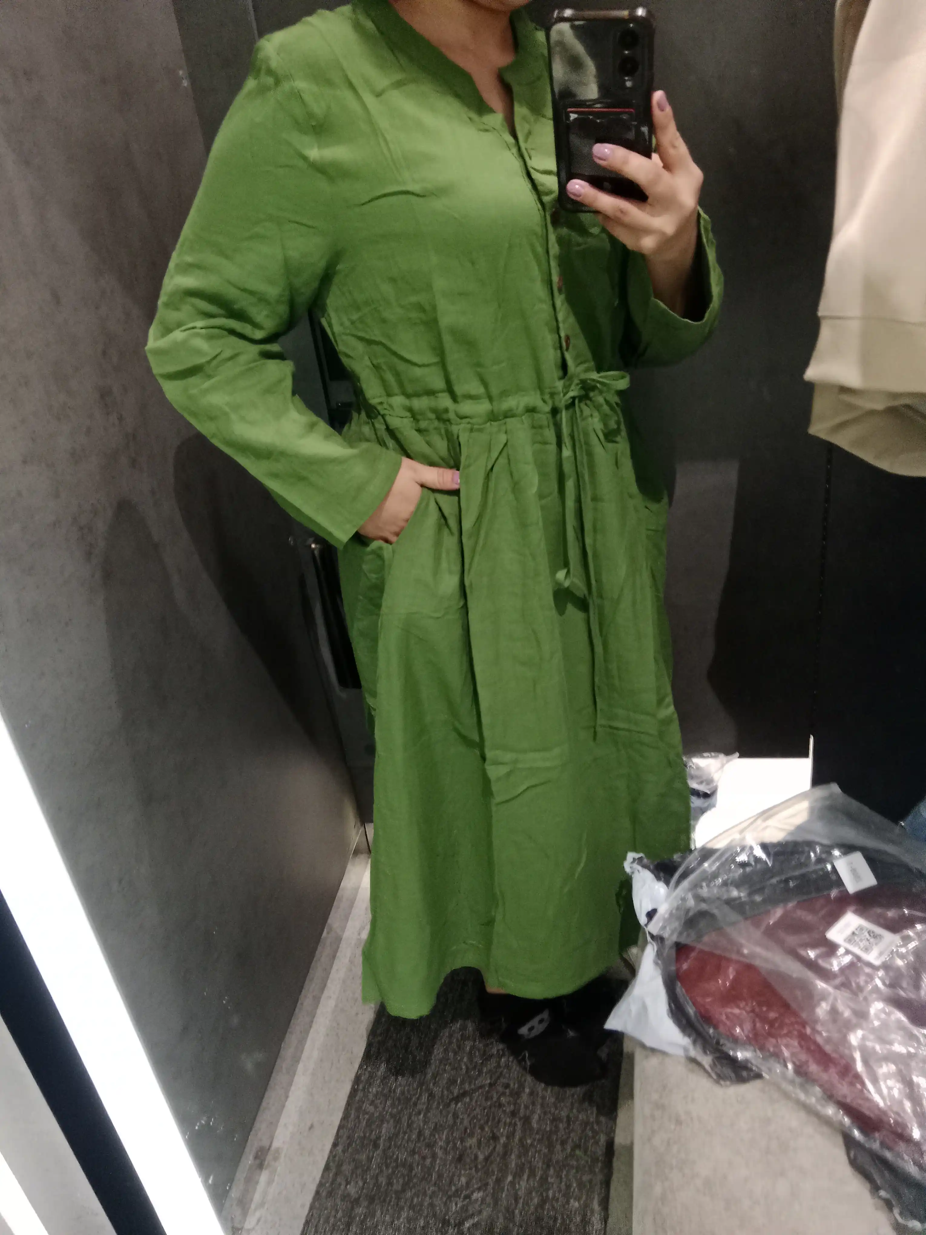 Ayollar yozgi ko‘ylagi, paxta + lyon, oversize, 48–54, fransuz uzunlik, erkin, kundalik ko‘ylak