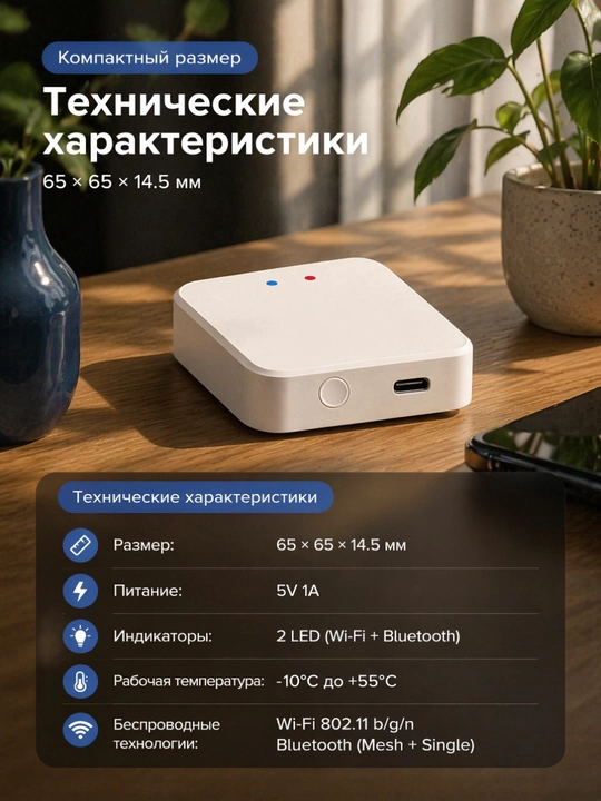 ZigBee 3.0 Gateway для умного дома Tuya, Smart Life app, WiFi Центральный хаб управления