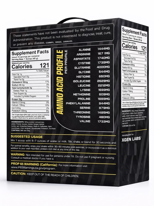 Protein MUSCLE WHEY 100% PROTEIN 1-3-7 kg