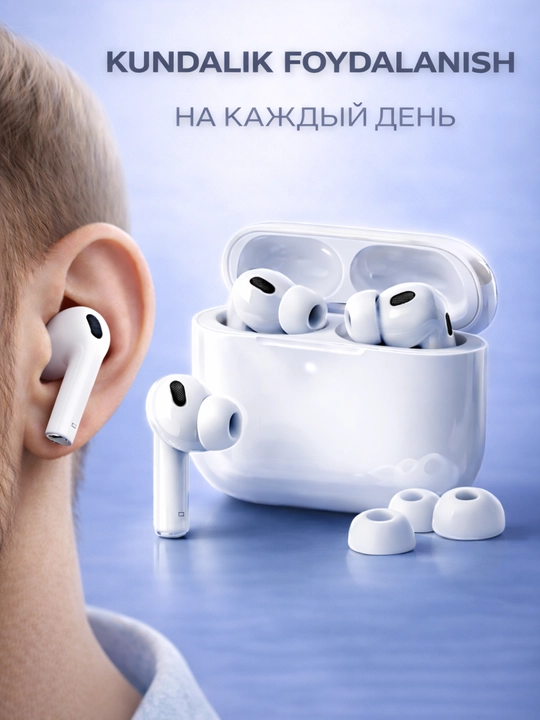 Simsiz Quloqchin TWS – Android va iPhone uchun, Toza Ovoz