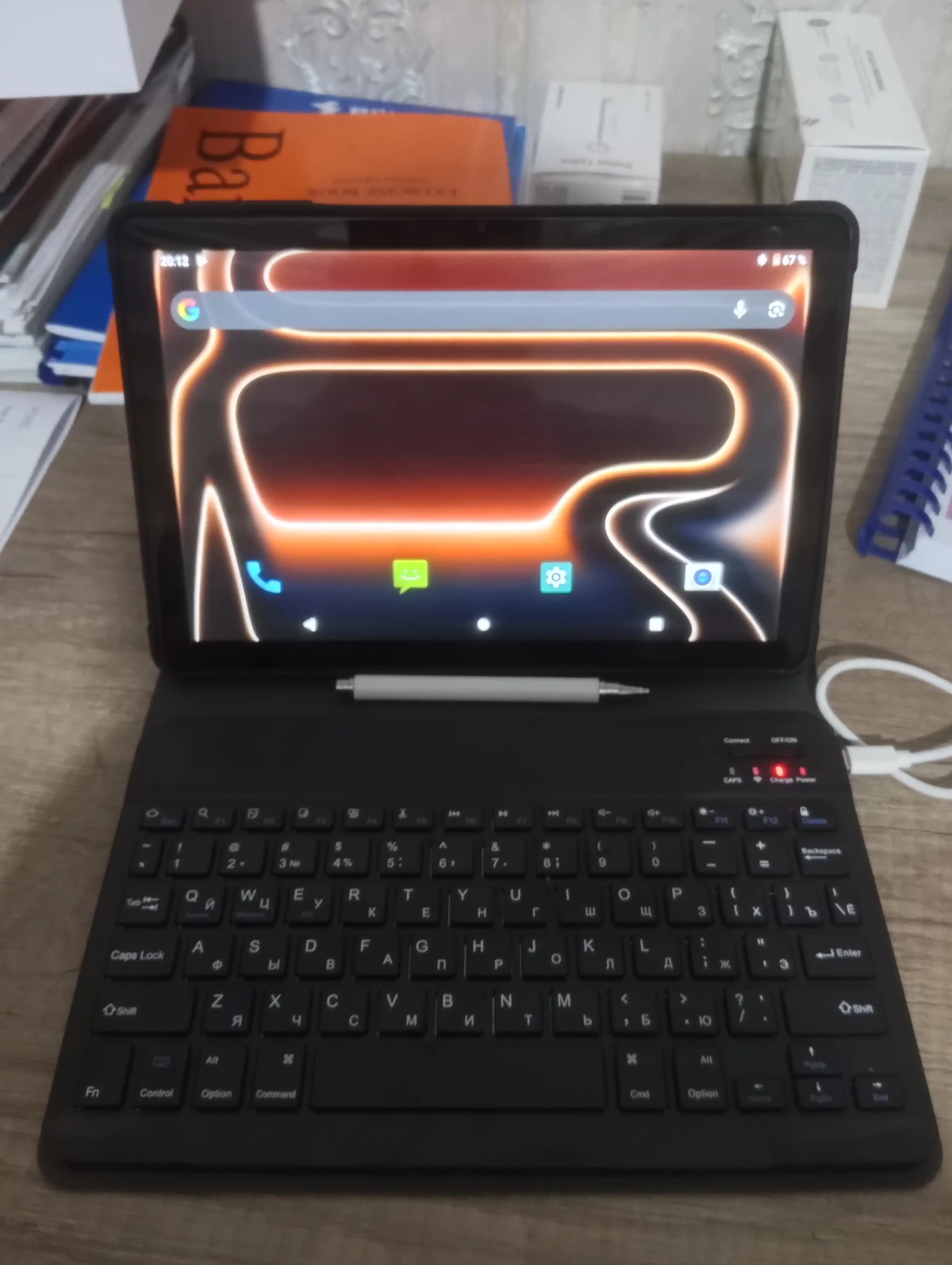 Планшет умный 17 Pro Max с металлическим корпусом Smart Android 15 UZIMEI клавиатура мышь
