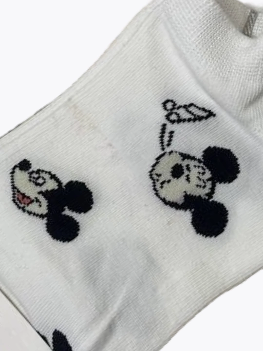 Ayollar uchun paypoq, ayollar payqoqlari, qizlar uchun noski, Mickey Mouse, 36-40, Xitoy