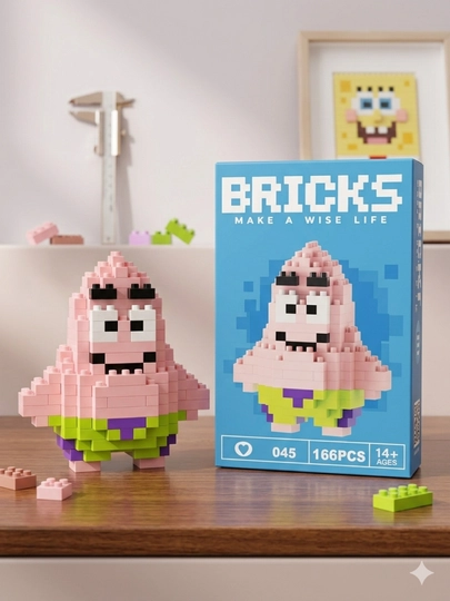 3D конструктор для детей, 3D сборная игрушка, подарок, в стиле LEGO, Bricks — BIBISHK-LEGOBRICKS-МОРСК