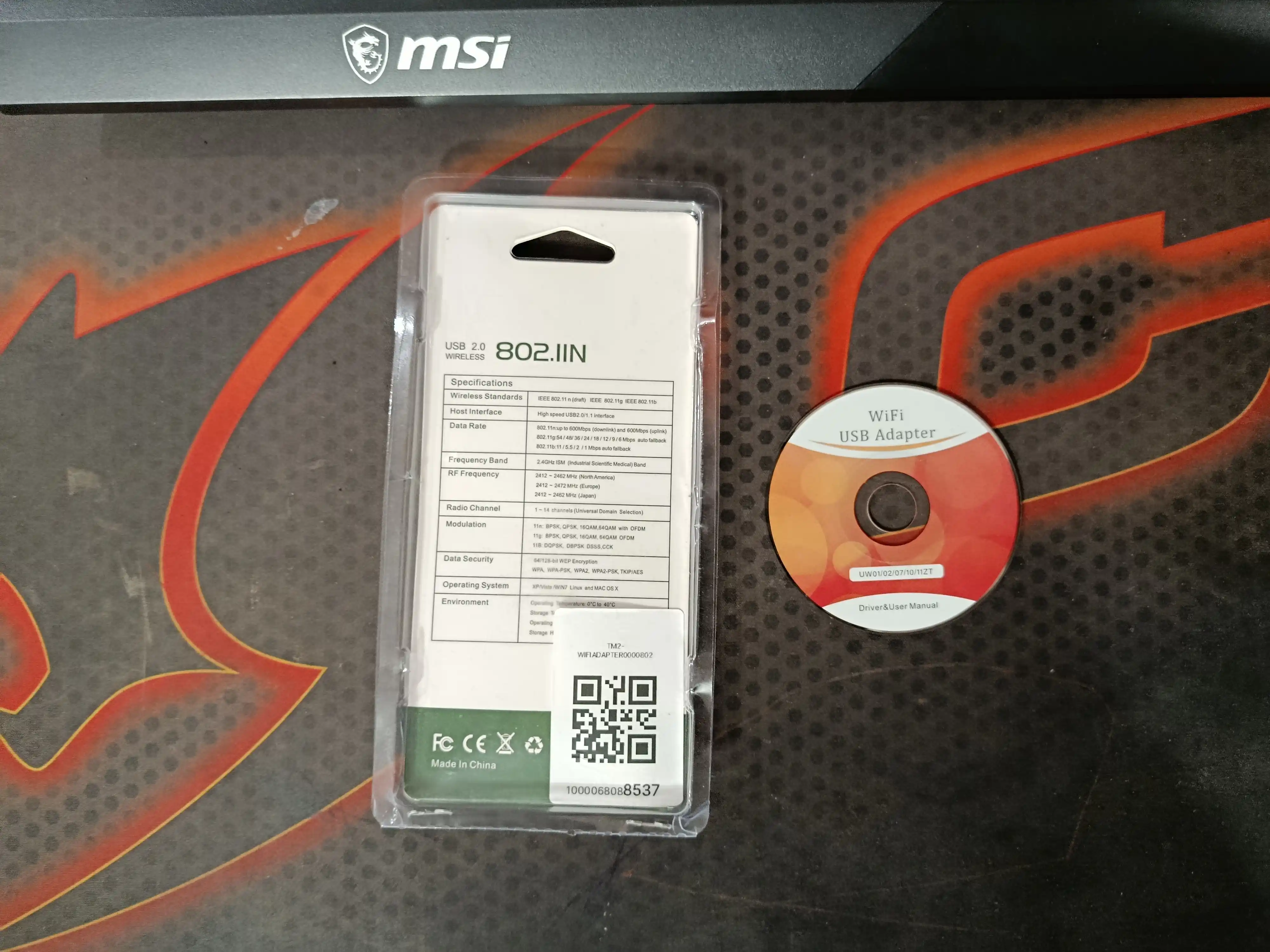 USB Wi-Fi адаптер для ПК, 802
