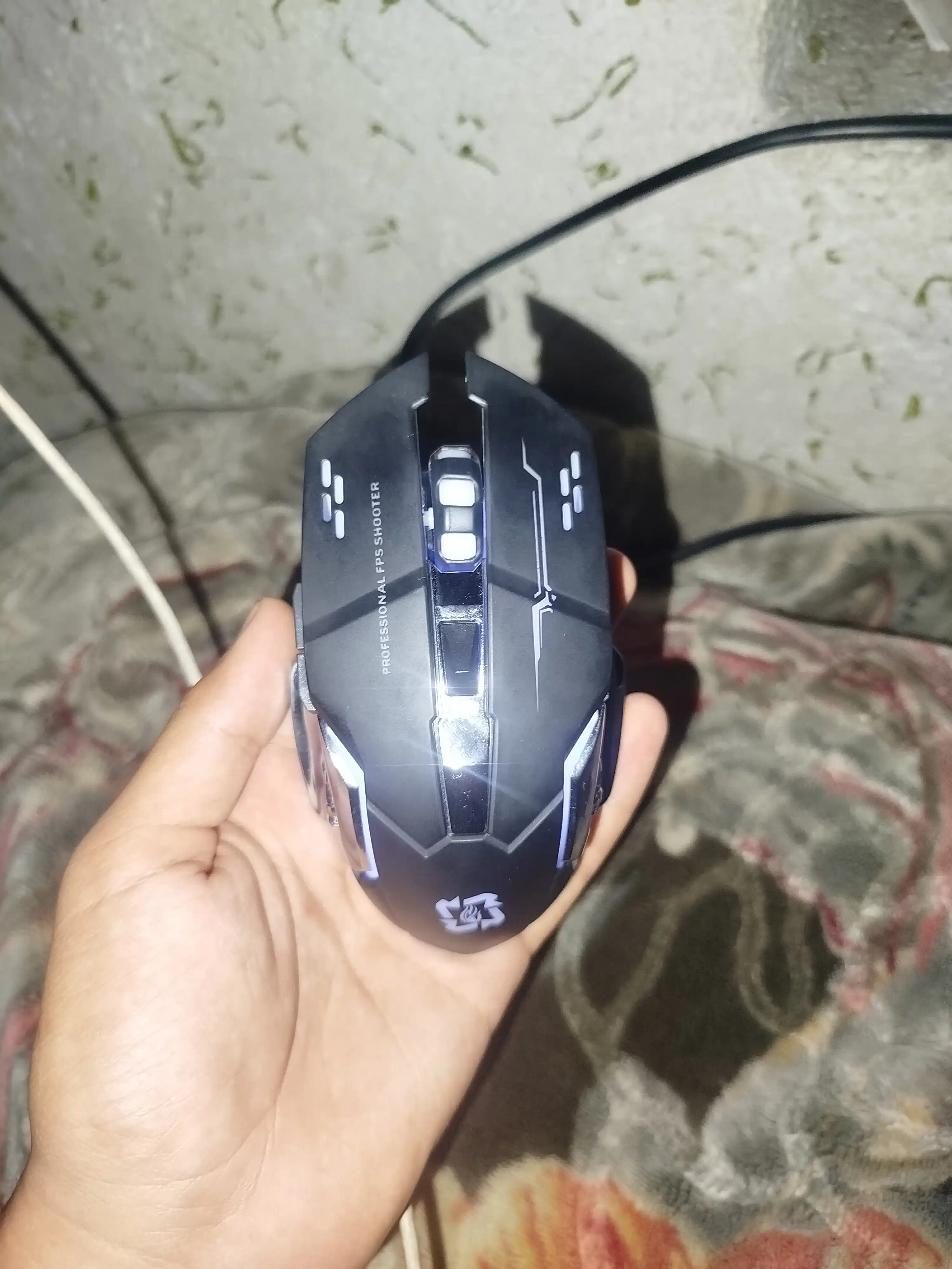 Simsiz kompyuter sichqonchachi, tovushsiz, RGB, Bluetooth