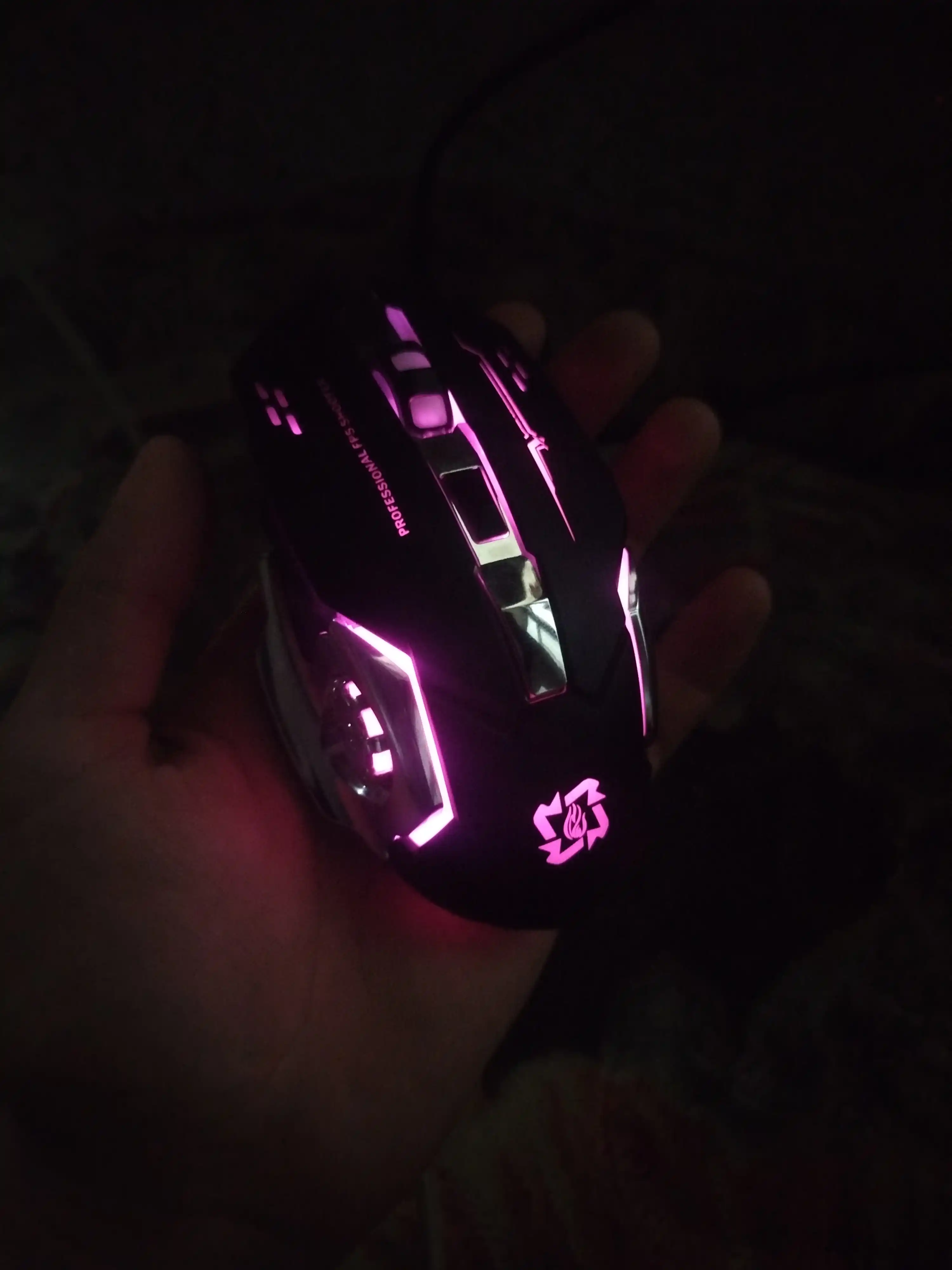 Simsiz kompyuter sichqonchachi, tovushsiz, RGB, Bluetooth