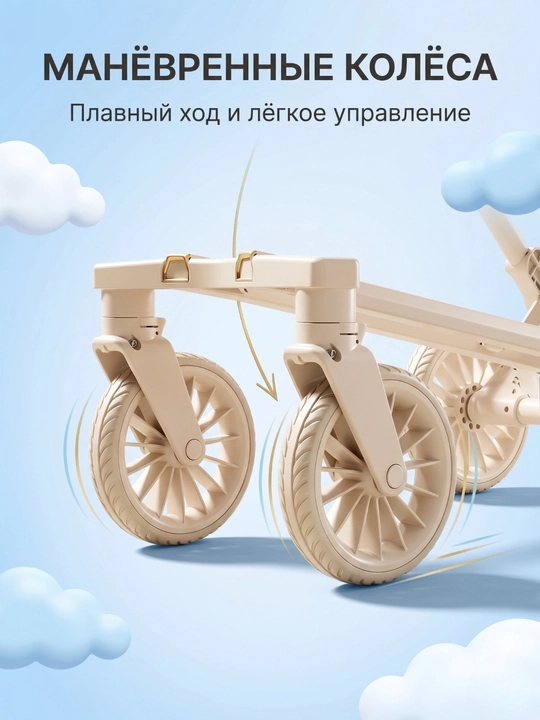 Детская коляска, прогулочная коляска, коляска дрон c козырьком