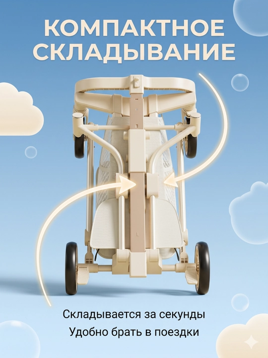 Детская коляска, прогулочная коляска, коляска дрон c козырьком