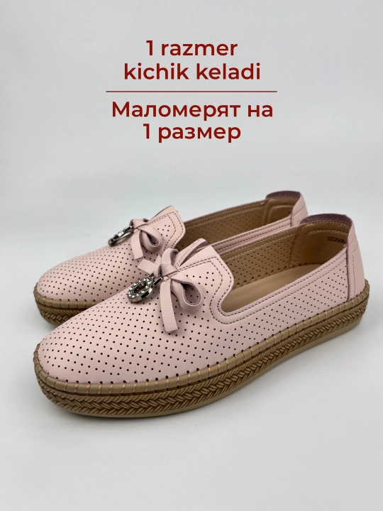 Ayollar uchun yoz - kuz mokasinlari, loferlar, tabiiy charm va zamsh, 36–41