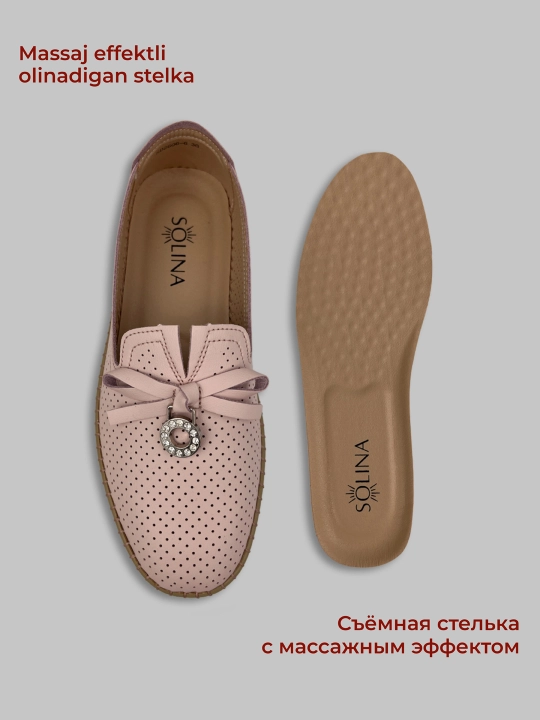 Ayollar uchun yoz - kuz mokasinlari, loferlar, tabiiy charm va zamsh, 36–41
