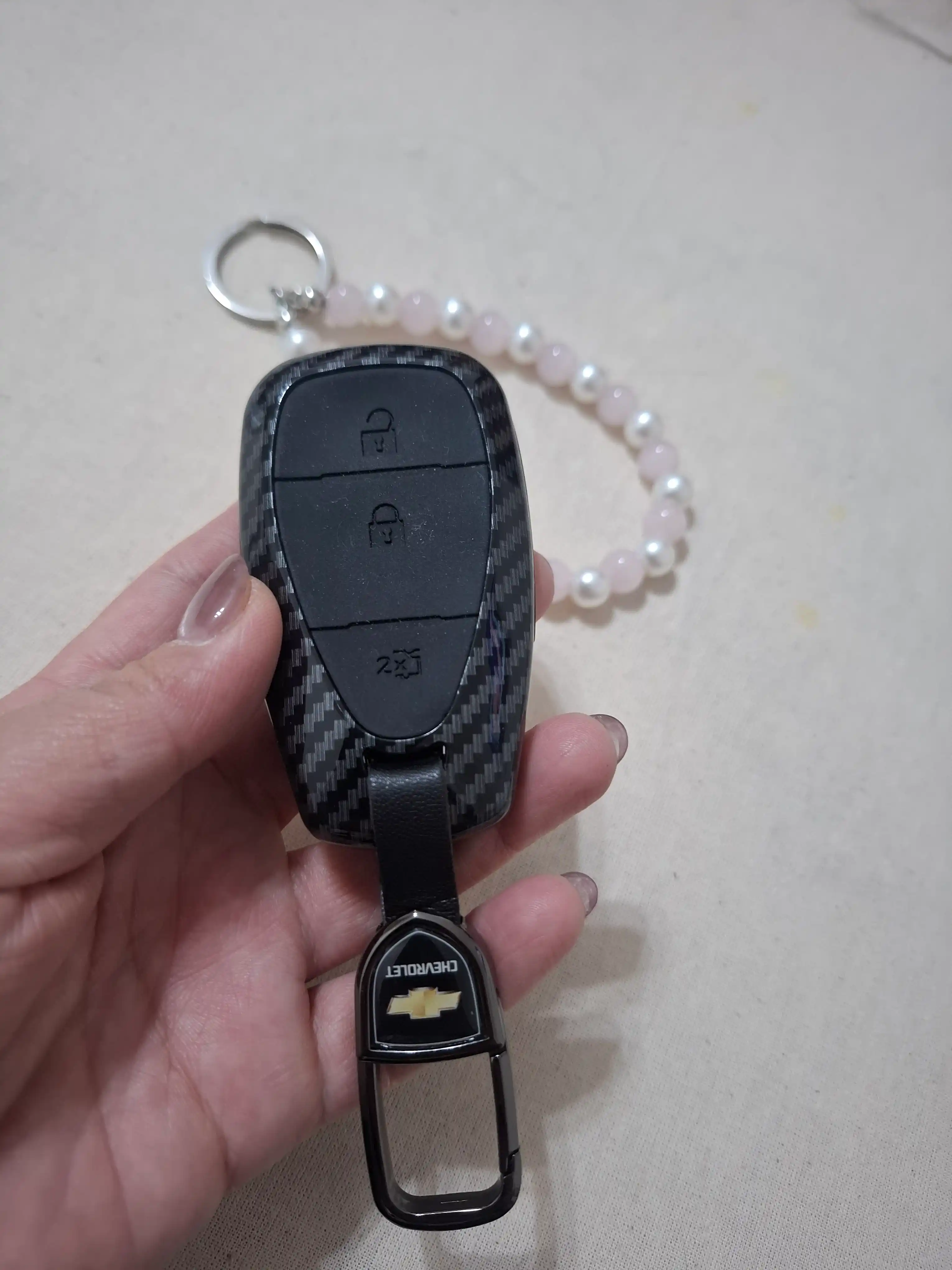 Карбоновый корпус для пульта автомобилей Malibu 2,Tracker 2,Onix, Cobalt, Monza, KIA, BYD