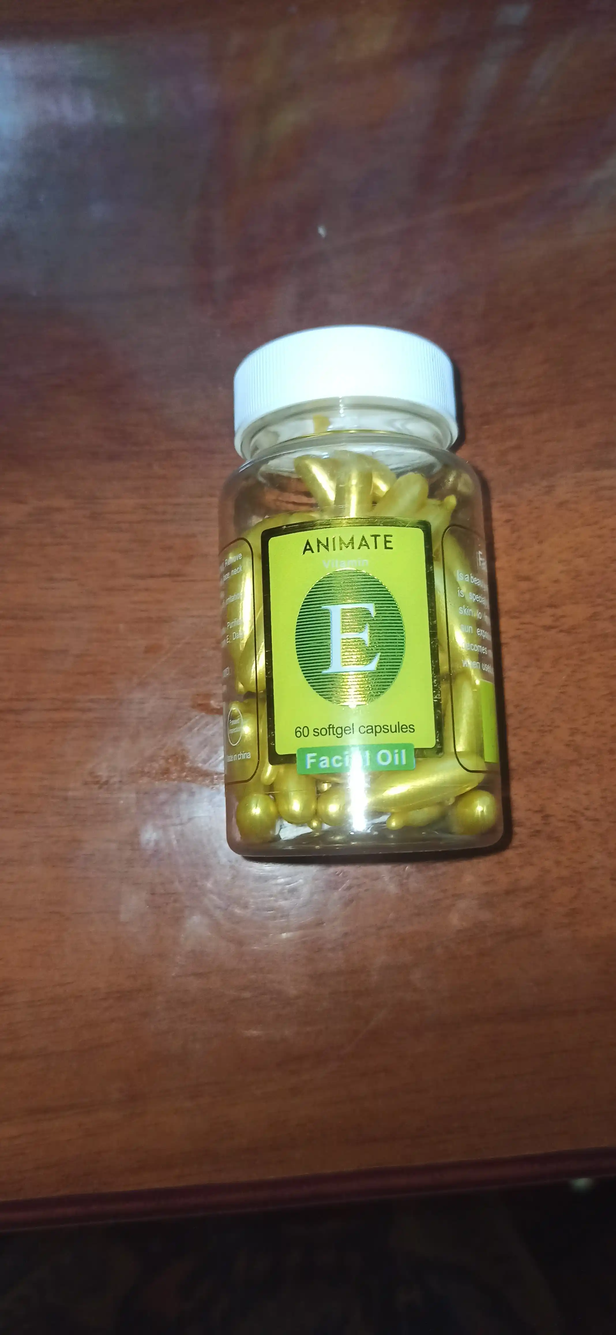 Масло для кожи лица Animate Face Oil, с витамином Е