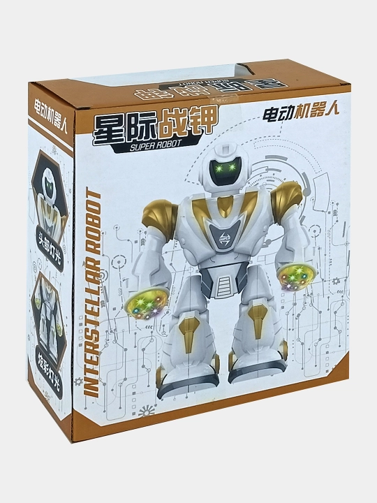 Elektr robot Interstellar Robot musiqa va chiroq bilan (NO.636)