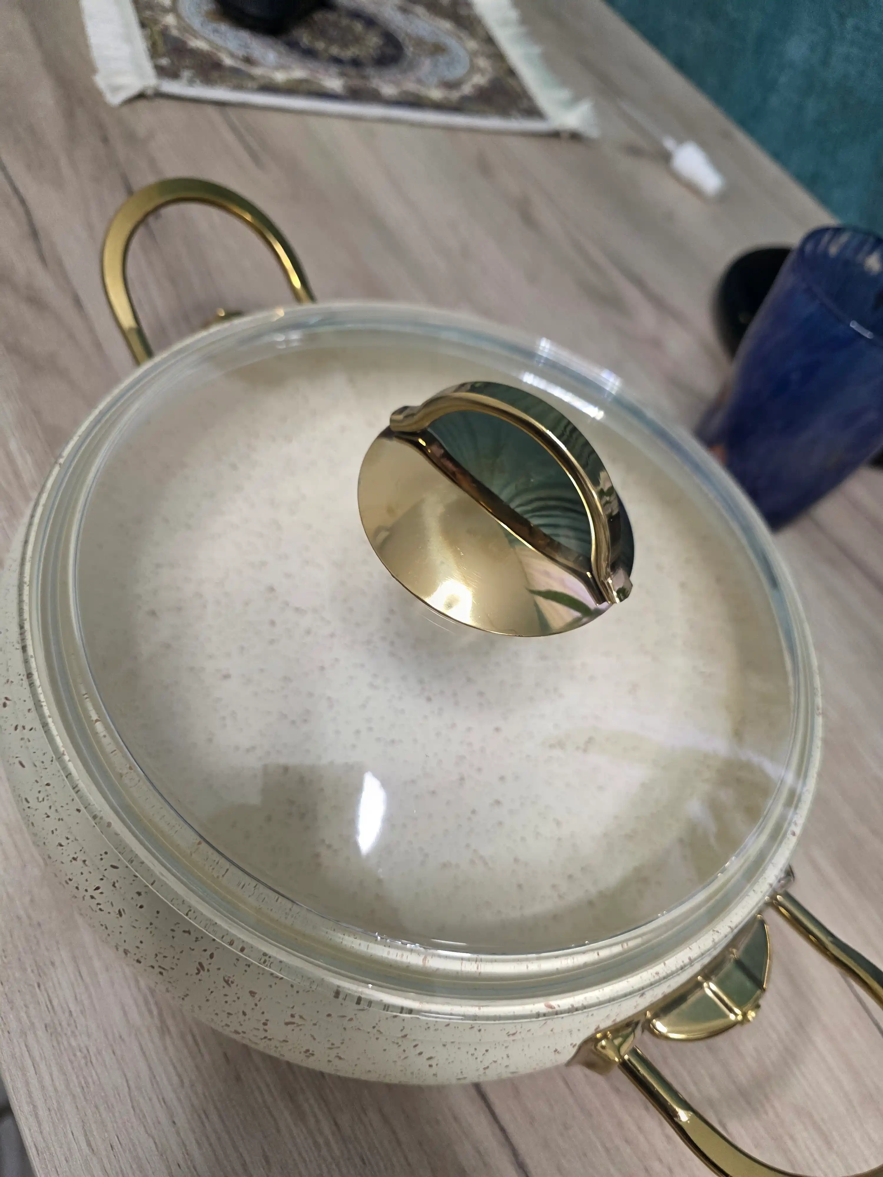 Кастрюля O.M.S Granit антипригарная, с крышкой 3141