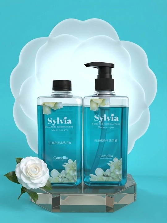 Sylvia suyuq sovun 500ml x 2 99,9% bakteriyalarni o'ldiradi, terini tozalaydi va namlaydi