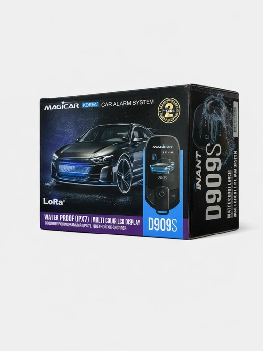 Автосигнализация, Magicar D909S, сигнализация для автомобиля с GPS функцией, 12V, черный