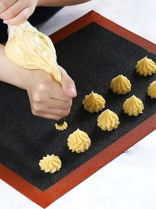 Universal va kuyishga qarshi, ko‘p marta ishlatiladigan pergament, teflon gilamcha 40 * 60 sm