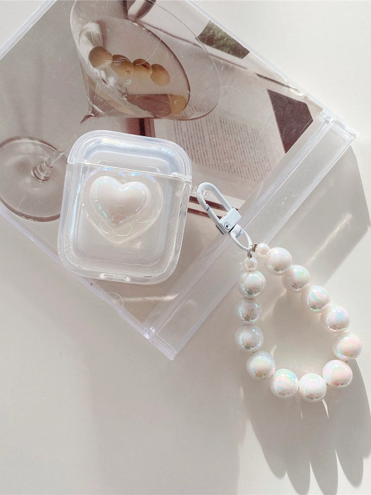 AirPods 1/2, Pro, 3, 4 simsiz quloqchinlar uchun g'ilof, yurak, winnie, stich nashri bilan