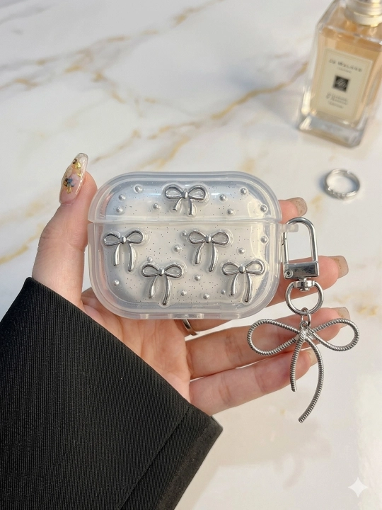 AirPods 1/2, Pro, 3, 4 simsiz quloqchinlar uchun g'ilof, yurak, winnie, stich nashri bilan