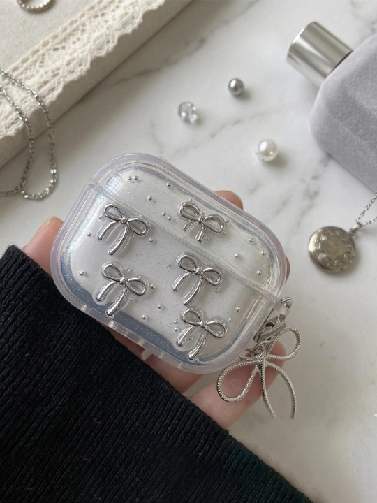 AirPods 1/2, Pro, 3, 4 simsiz quloqchinlar uchun g'ilof, yurak, winnie, stich nashri bilan