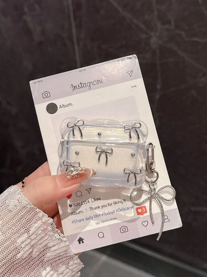 AirPods 1/2, Pro, 3, 4 simsiz quloqchinlar uchun g'ilof, yurak, winnie, stich nashri bilan