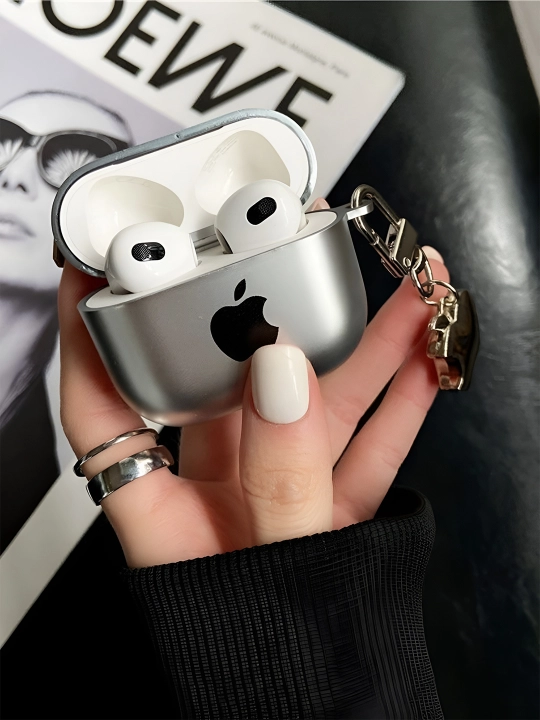 AirPods 1/2, Pro, 3, 4 simsiz quloqchinlar uchun g'ilof, yurak, winnie, stich nashri bilan
