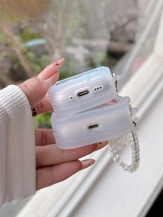 AirPods 1/2, Pro, 3, 4 simsiz quloqchinlar uchun g'ilof, yurak, winnie, stich nashri bilan