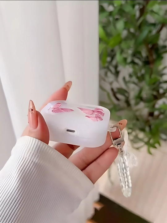 AirPods 1/2, Pro, 3, 4 simsiz quloqchinlar uchun g'ilof, yurak, winnie, stich nashri bilan